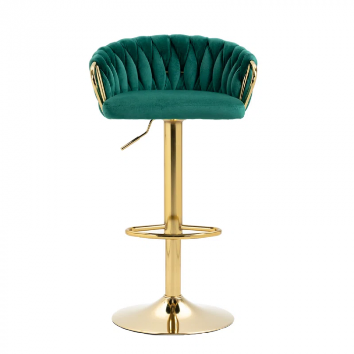Christal Swivel Upholstered Adjustable Height Counter Stool - Image 15