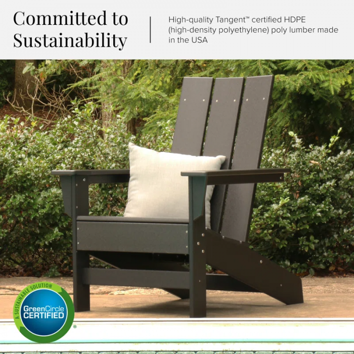 Ratcliff All-Weather HDPE Adirondack Chair Set of 2 - Image 13