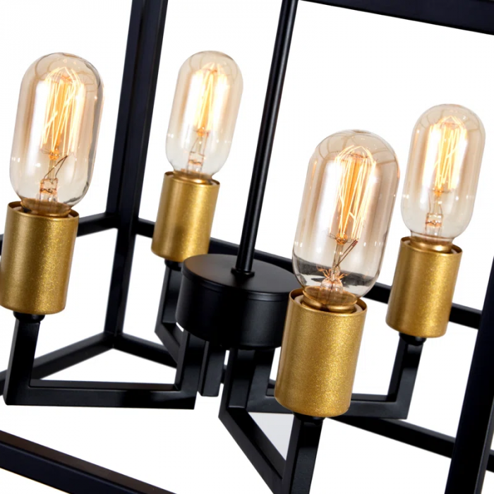 Worton 4 - Light Lantern Square Chandelier(18") - Image 8