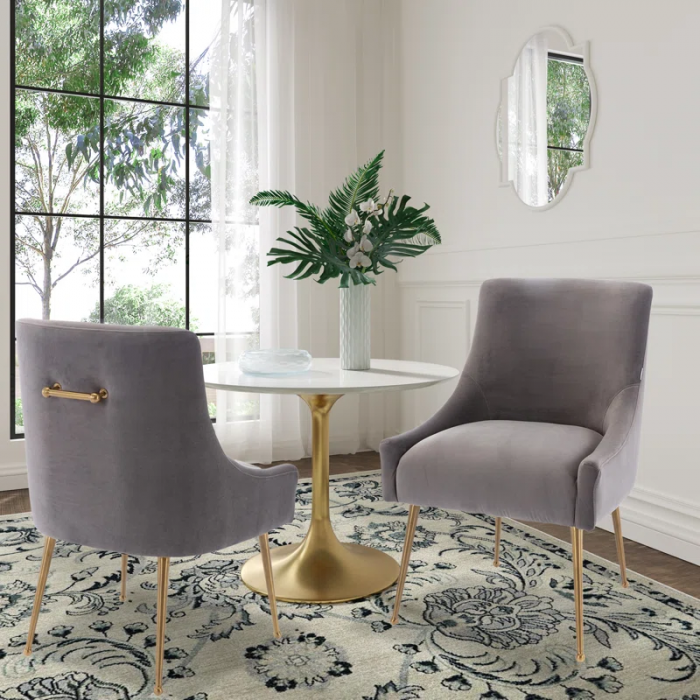 Magallanes 19.69'' H Velvet Upholstered Side Chair - Image 19