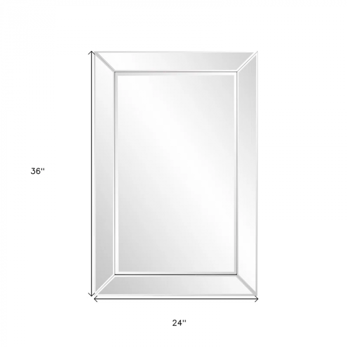 Burriss 24" Clear Beveled Edge Frame Accent Mirror - Image 6