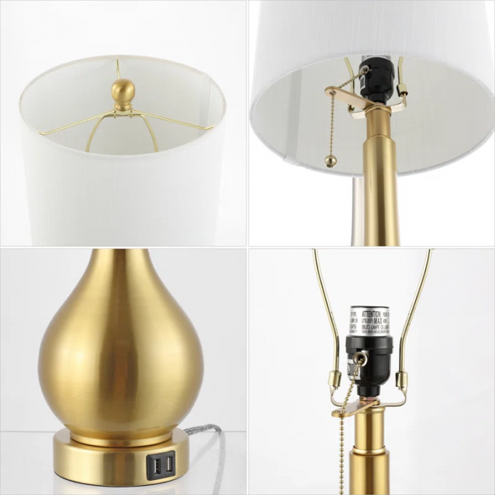 Orford Metal USB Table Lamp - Image 8