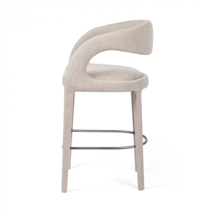 Geoffrey Upholstered Counter Stool - Image 6