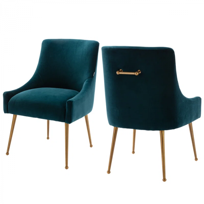 Magallanes 19.69'' H Velvet Upholstered Side Chair - Image 8