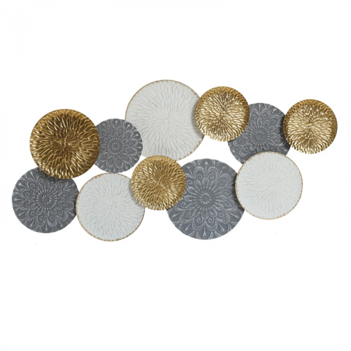 Gold Modern Abstract Wall Decor on Metal - Image 7