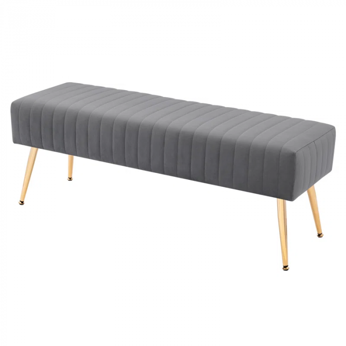 Rodjanae Velvet with Upholstery Bench - Image 2