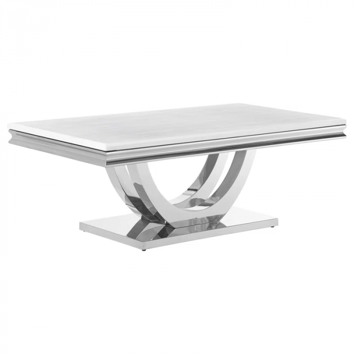 Demorest Stone Top Coffee Table - Image 9
