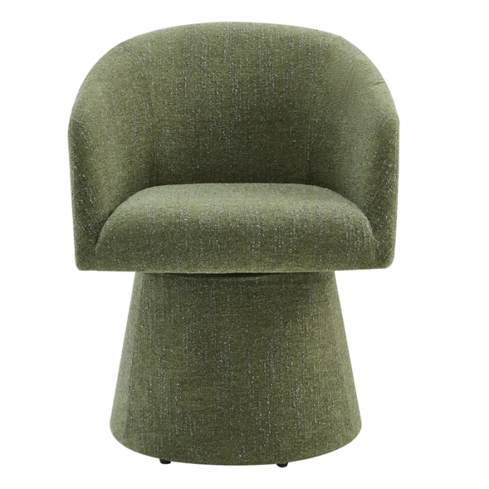 Kyo Chenille Upholstered Barrel Chair (Set of 2) - Image 9