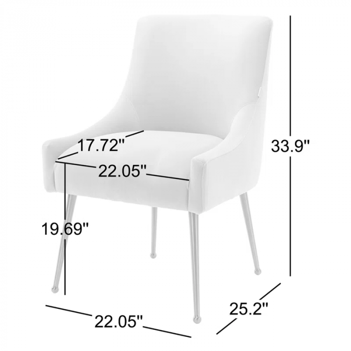 Magallanes 19.69'' H Velvet Upholstered Side Chair - Image 14