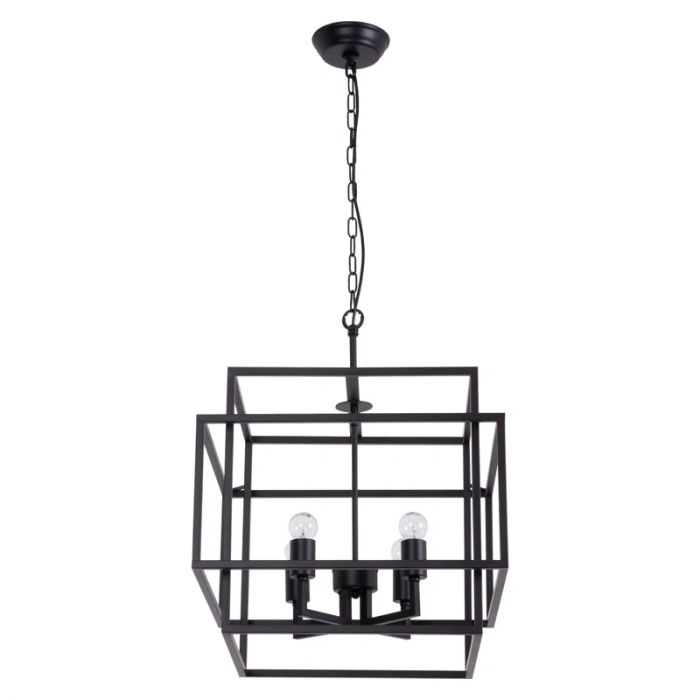 Worton 4 - Light Lantern Square Chandelier(18") - Image 2