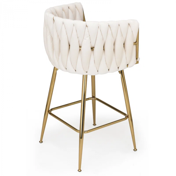 Kristyn Upholstered 25.6'' Counter Stool with Metal Frame - Image 11