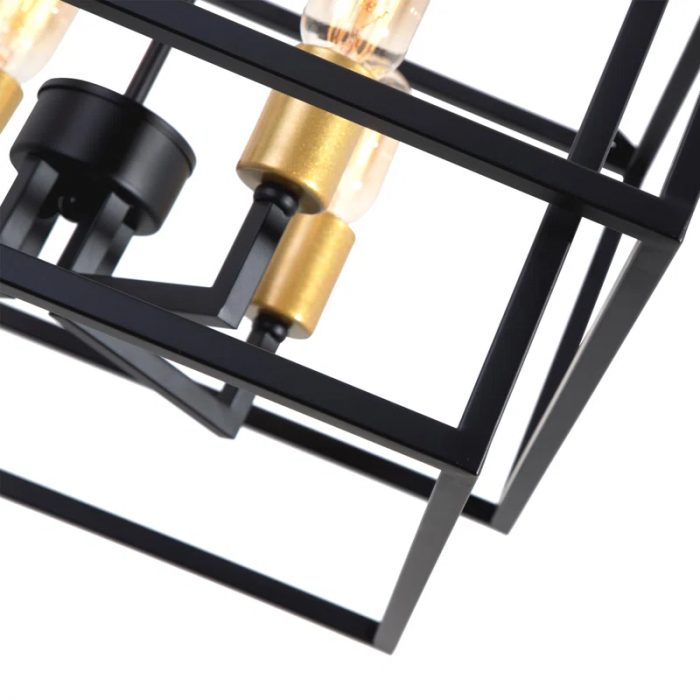 Worton 4 - Light Lantern Square Chandelier(18") - Image 9