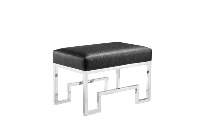 Nimmons 26” Upholstered Stool - Image 4