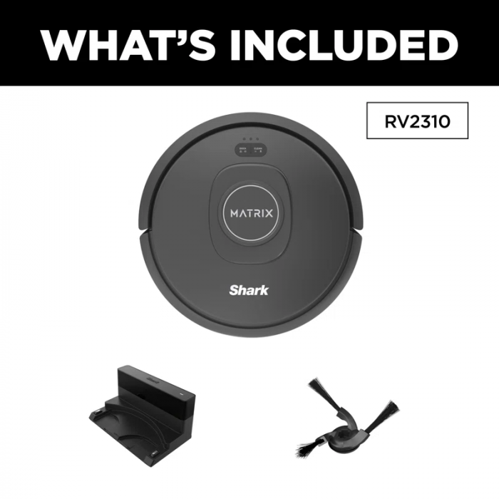 Matrix Robot Vacuum with Self-Cleaning Brushroll for Pet Hair, No Spots Missed on Carpets and Hard Floors, Precision Home Mapping, Wi-Fi Black/Silver - Image 4