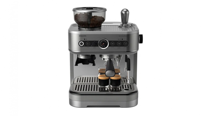 Barista Brew Semi-Automatic Espresso Machine with Frother, 280Gr Dual Bean Container - Image 11