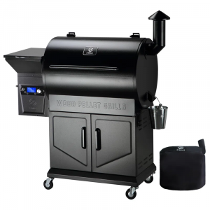FLAGSHIP 700 Sq.In Pellet Grill Smoker with PID 2.0 Controller and Cabinet