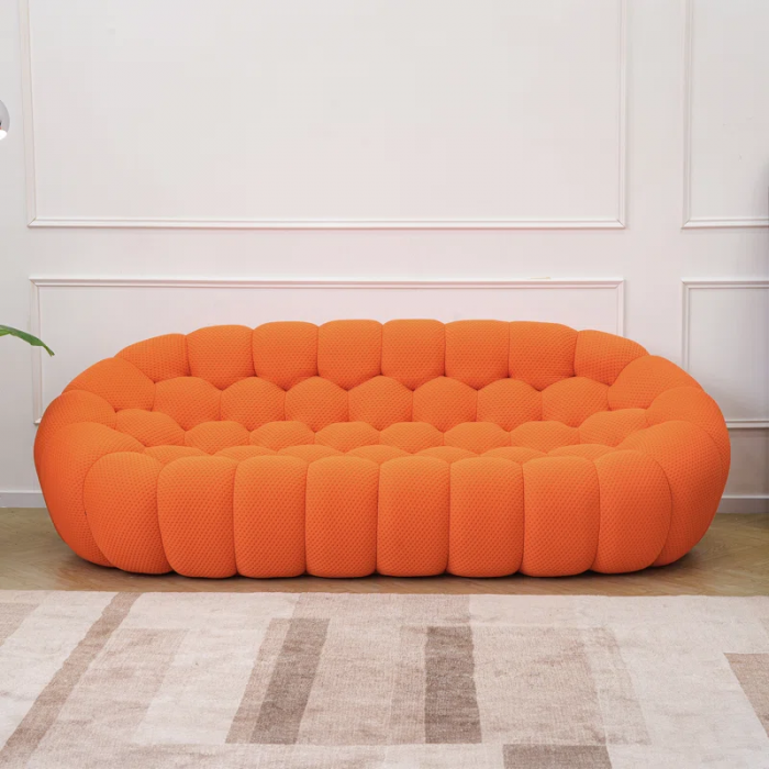 Cenie 98.43'' Upholstered Sofa, No Assembly Required - Image 4