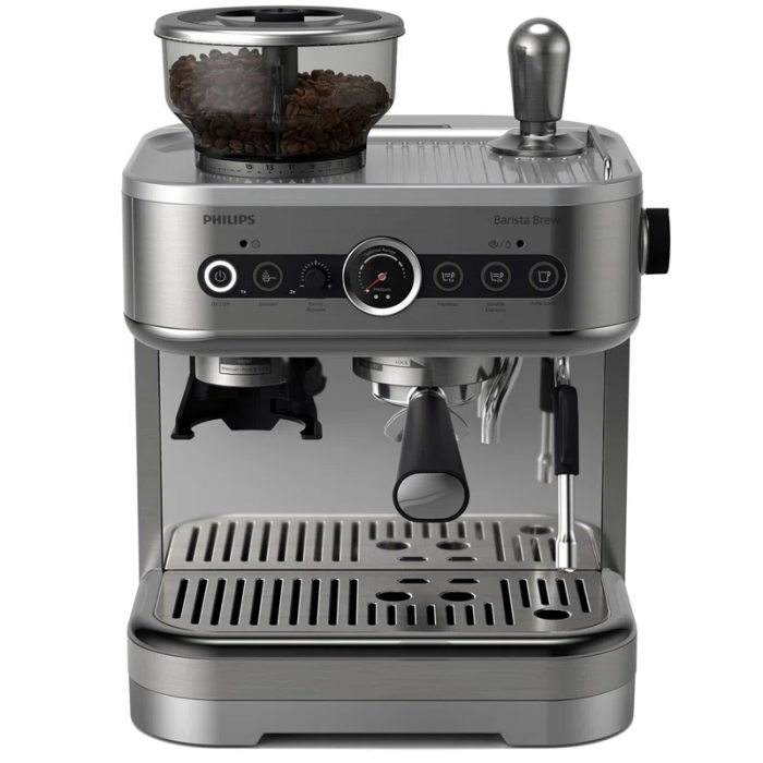 Barista Brew Semi-Automatic Espresso Machine with Frother, 280Gr Dual Bean Container - Image 10