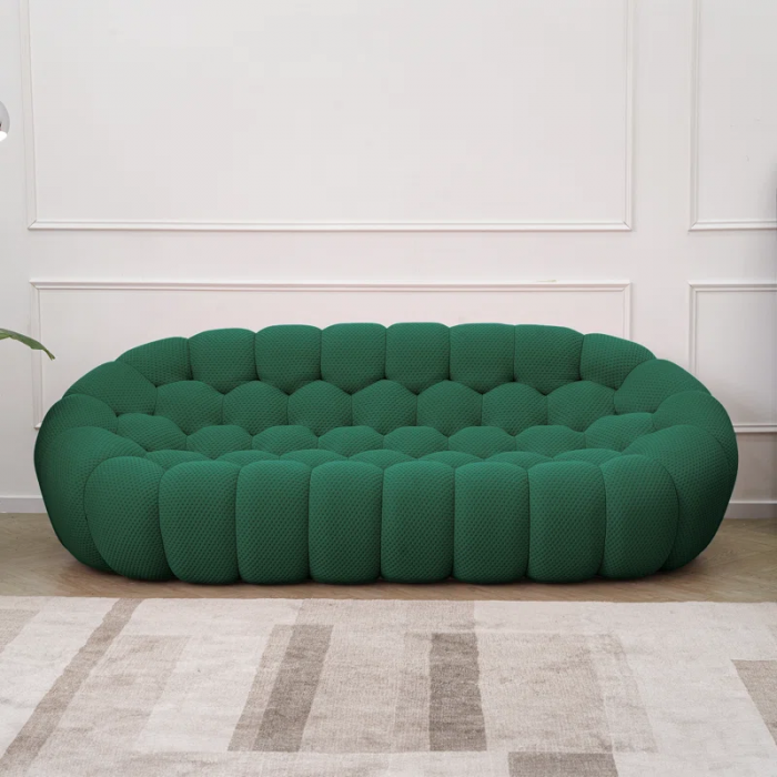 Cenie 98.43'' Upholstered Sofa, No Assembly Required - Image 6