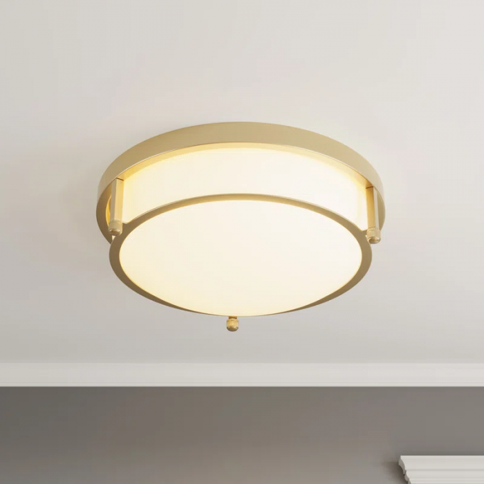Chattooga 2-E26 Light 13 Inch Classic Vintage Dimmable Flush Mount Light Fixture - Image 8