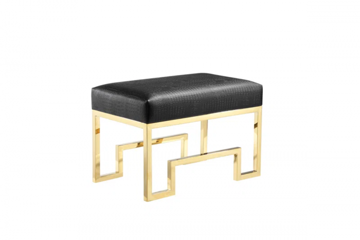 Nimmons 26” Upholstered Stool - Image 3