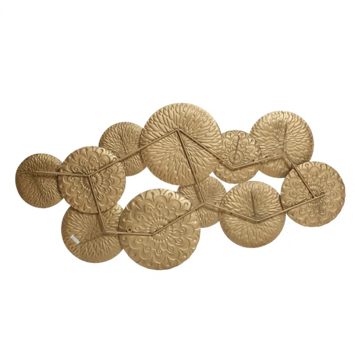 Gold Modern Abstract Wall Decor on Metal - Image 8
