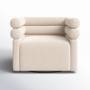 Arve Upholstered Swivel Armchair