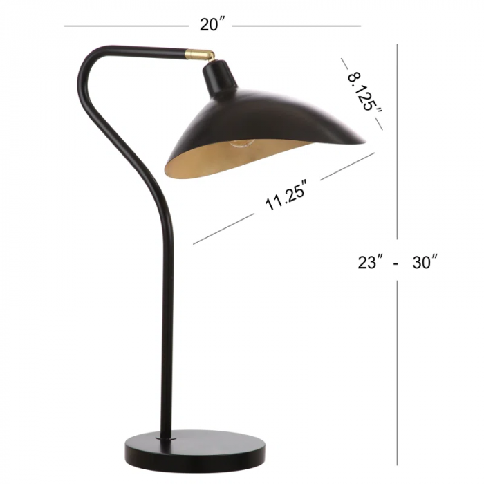 Girard Adjustable Metal Arched Lamp - Image 10