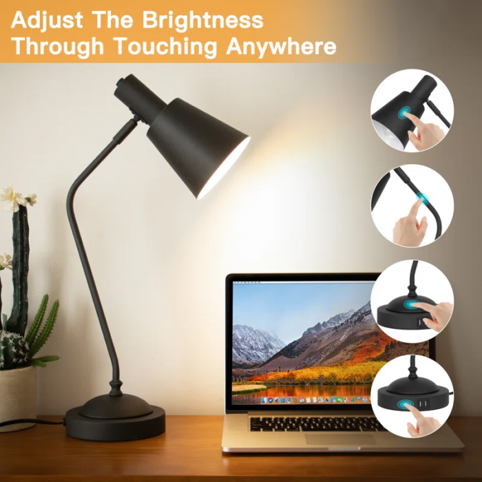 Dimmable Table Lamp with Usb and Touch Control - Image 12