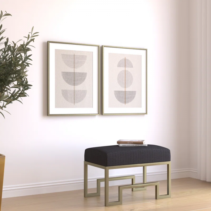 Freels Upholstered Accent Stool - Image 4