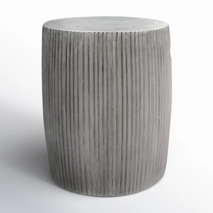 Lionel round Concrete Outdoor Coffee Table - Image 3