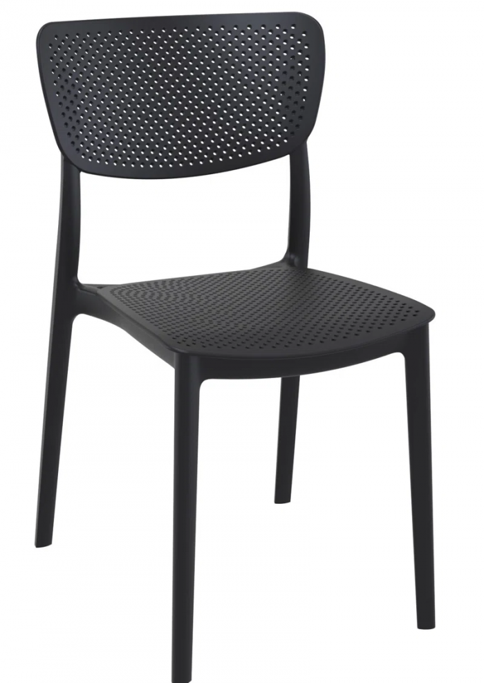 Farrah Outdoor Stacking Dining Side Chair - Image 11
