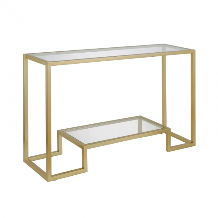 Athena Glass Top Console Table - Image 5