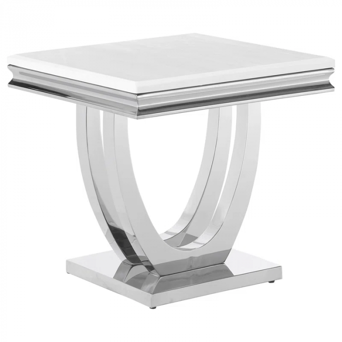 Demorest Stone Top End Table - Image 2