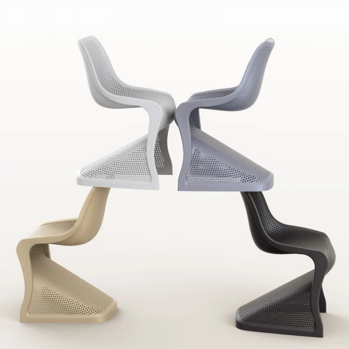 Spector Outdoor Stacking Dining Side Chair - Image 19