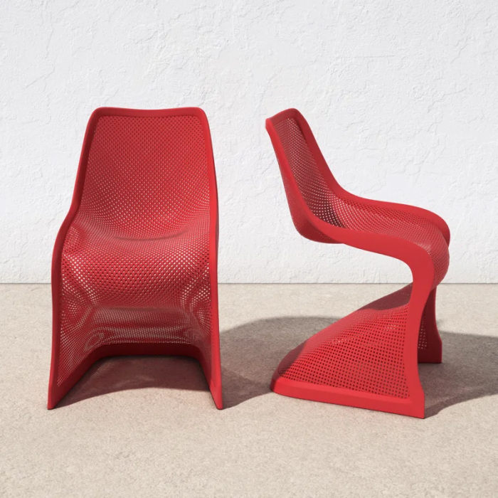 Spector Outdoor Stacking Dining Side Chair - Image 3