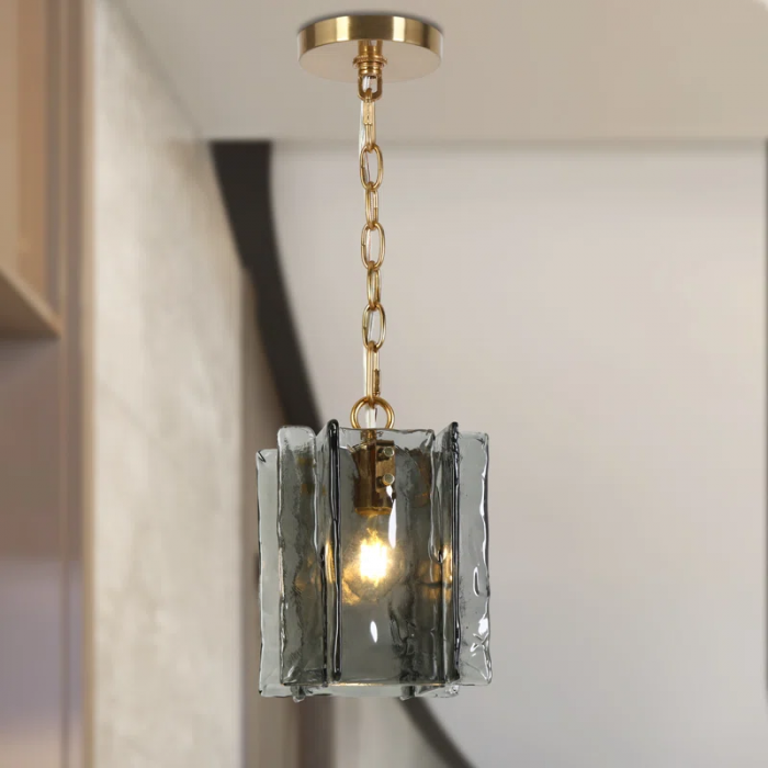 Quitman 1-Light Dimmable Unique / Statement Single Pendant ETL Certified - Image 12