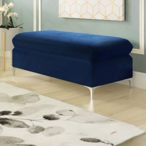 Shumpert Velvet Ottoman