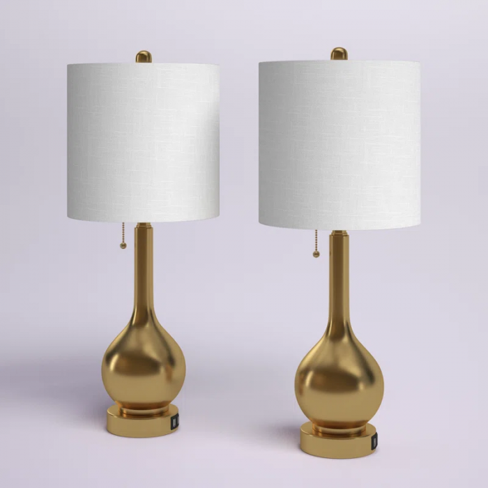Orford Metal USB Table Lamp - Image 6