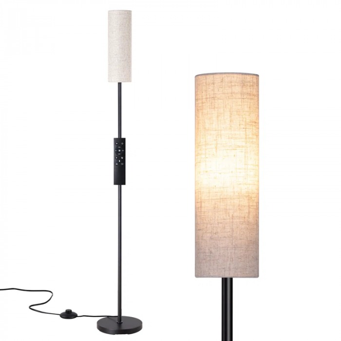 Smathering 65'' Traditional Floor Lamp with Remote Control and Bulb Included - Image 2