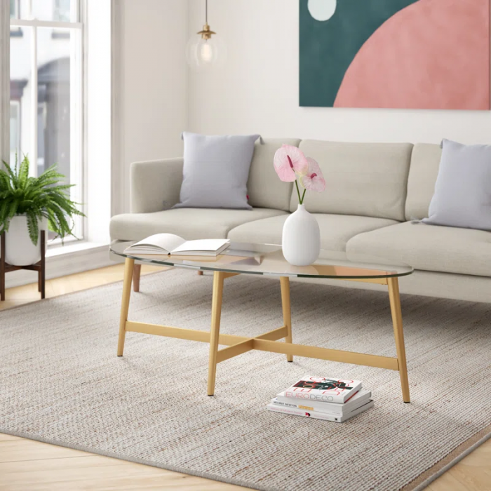 Olson Glass Top Coffee Table - Image 3