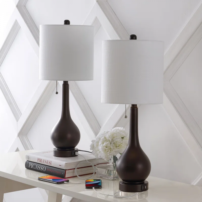 Orford Metal USB Table Lamp - Image 2