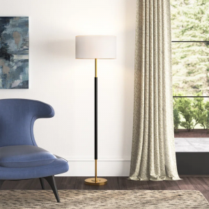 Vernia 60.5'' Gold Traditional Floor Lamp