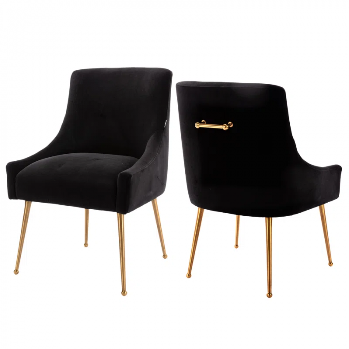 Magallanes 19.69'' H Velvet Upholstered Side Chair - Image 3