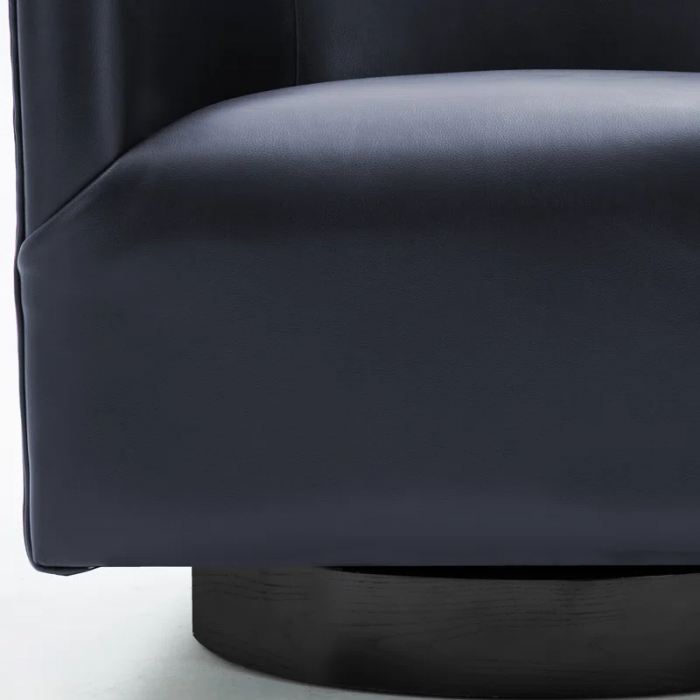 Hall Faux Leather Swivel Barrel Chair - Image 8
