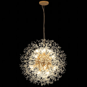 Wallin 16 - Light Sputnik Crystal Sphere Chandelier