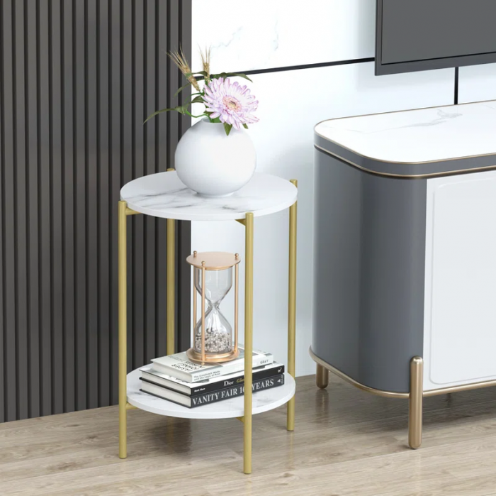 Cassity Stone Top End Table - Image 5