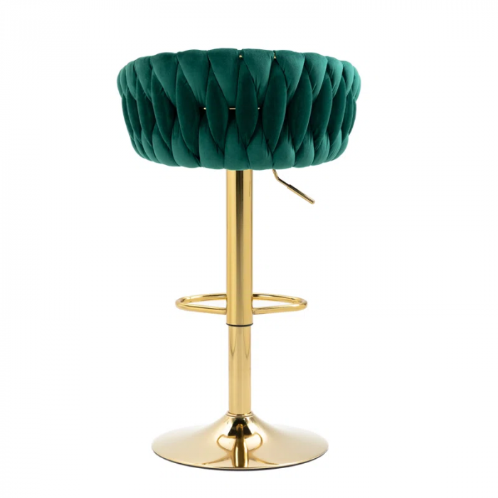 Christal Swivel Upholstered Adjustable Height Counter Stool - Image 10