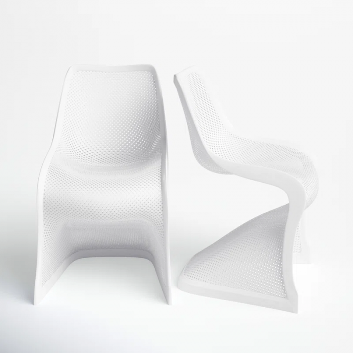 Spector Outdoor Stacking Dining Side Chair - Image 6