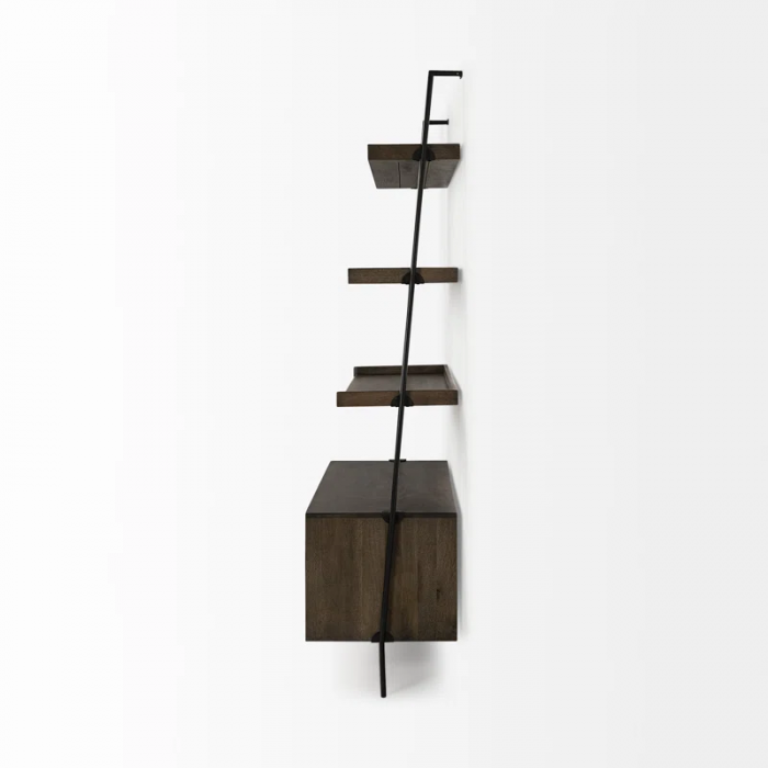 Enya Ladder Storage Bookcase - Image 4